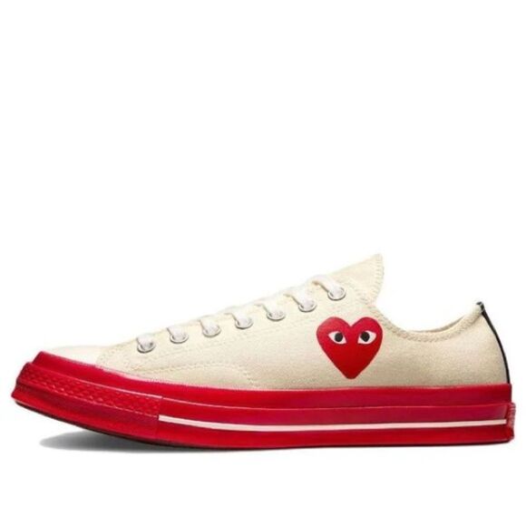 New Converse x COMME des GARCONS PLAY Chuck 70 Low A01796C Men’s Size 12 - Picture 1 of 5